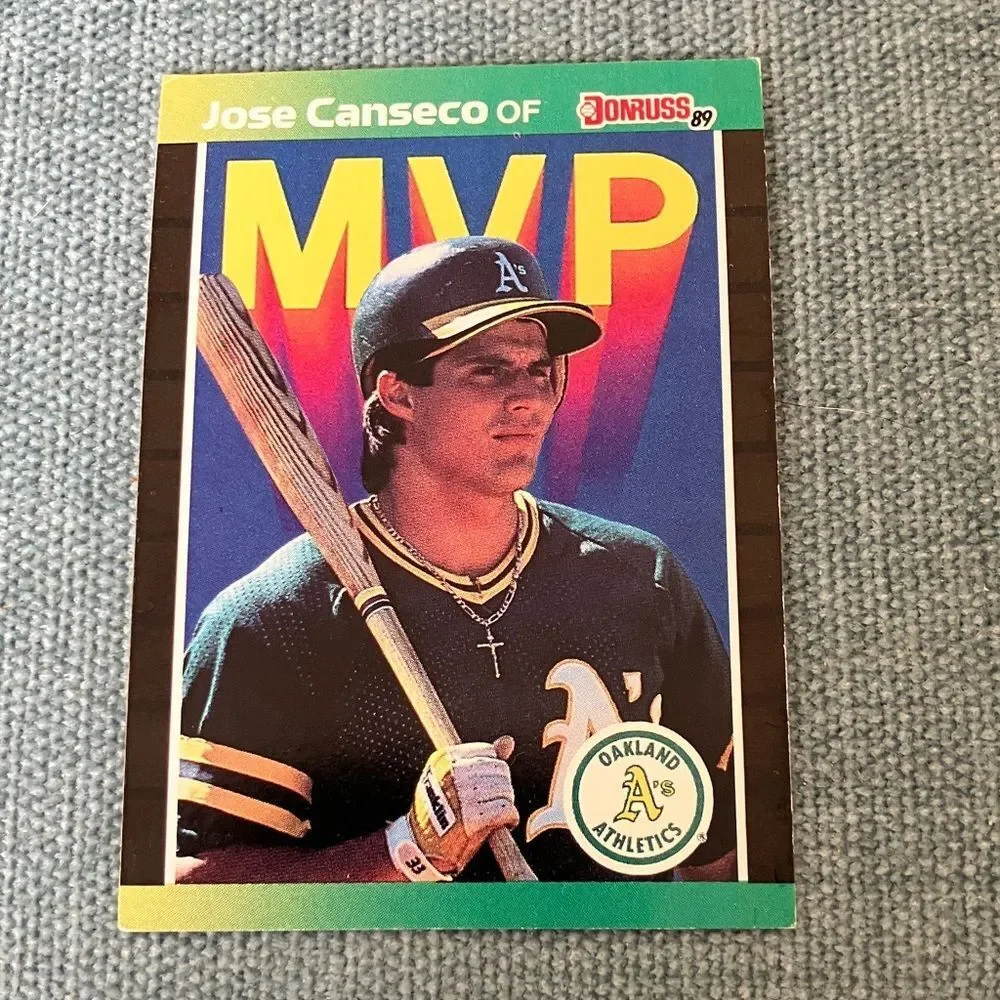 1989 Donruss Oakland A's MVP Baseball Card Trading Card